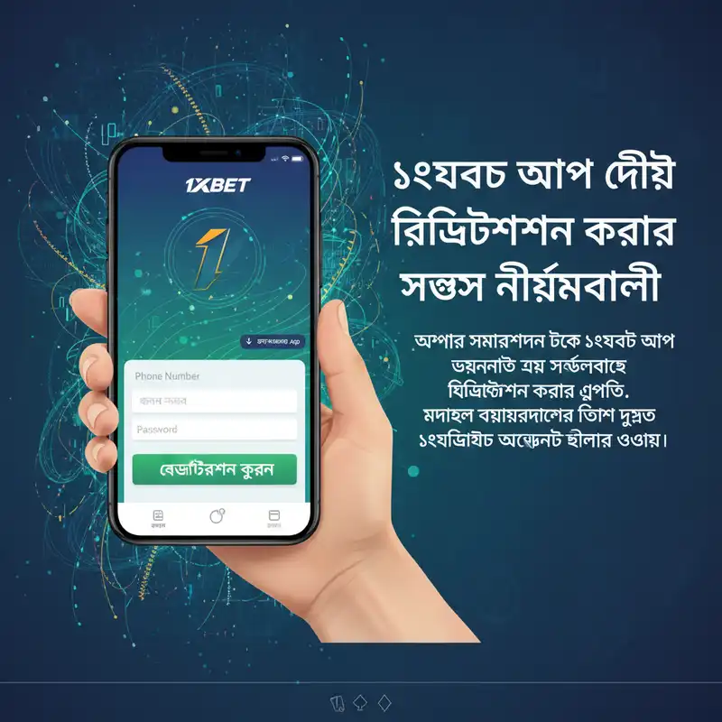 ১এক্সবেট অ্যাপ রেজিস্ট্রেশন